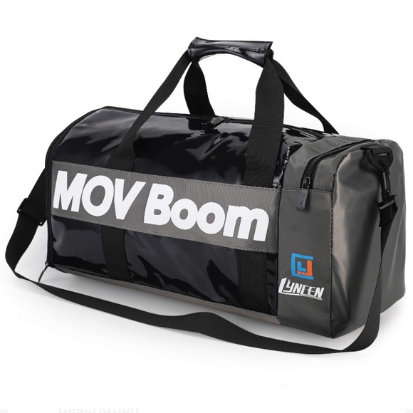 Lyncen Black Duffel Bag/Gym Bag MOV Boom - Picture 1 of 2